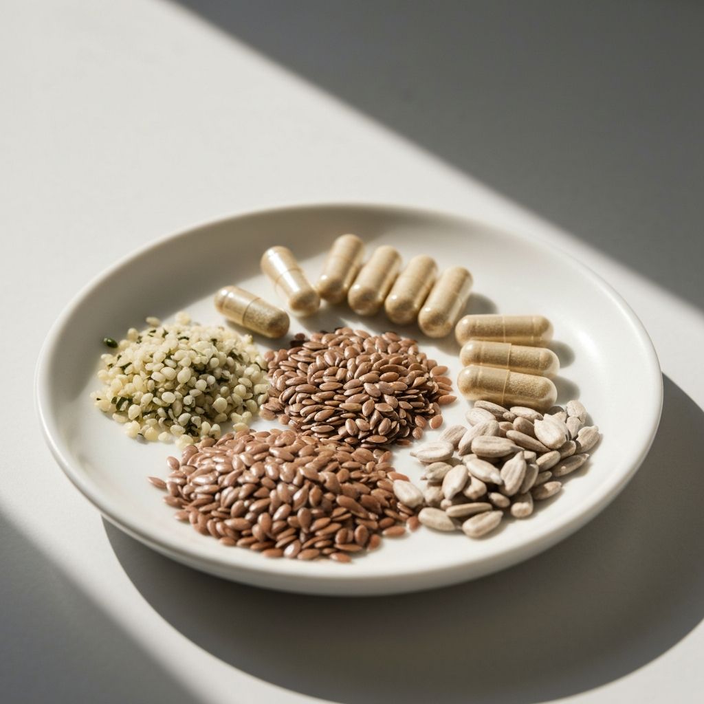 Biotin und B-Komplex Samen und Kapseln