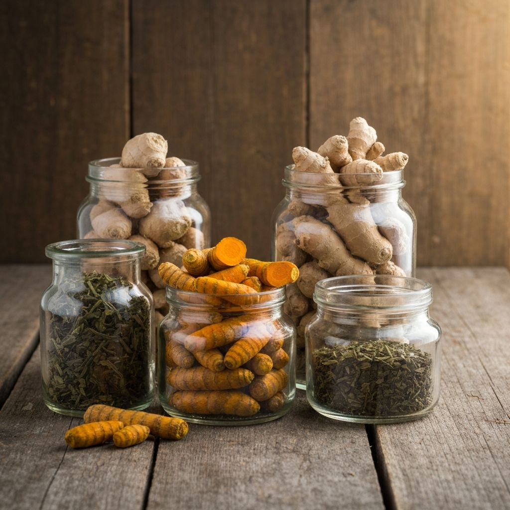 Traditionelle Kräuter und Gewürze